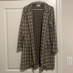 Melloday Plaid Cardigan
